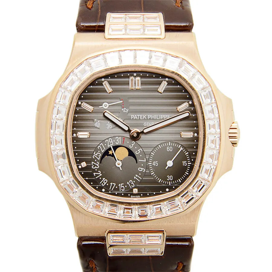 bezel Patek Philippe Rose Gold Diamond - Hình 2