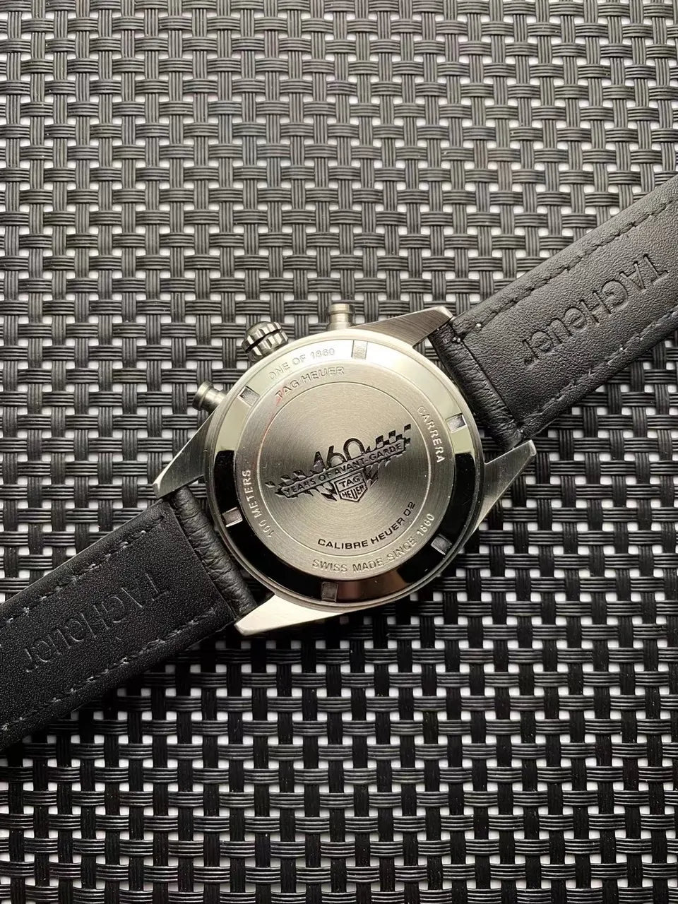 black Tag Heuer Carrera Purple Dial - Hình 2