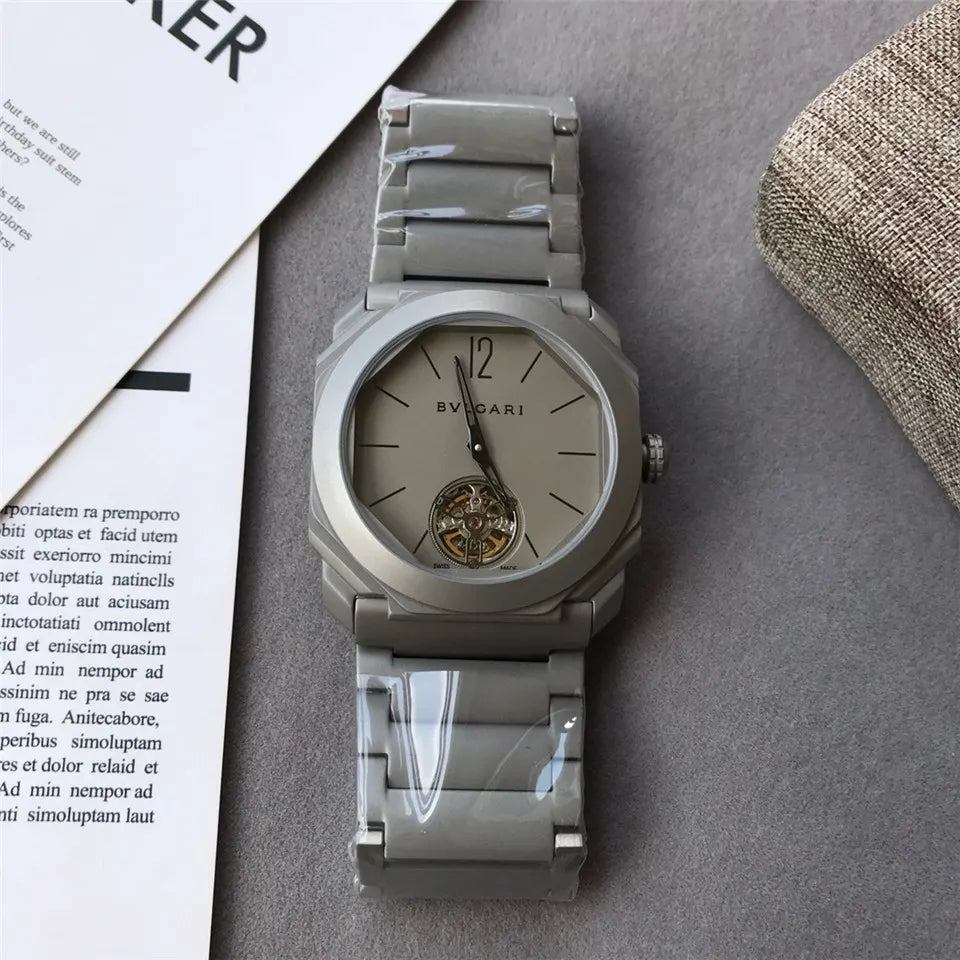 Bulgari Titanium Skeleton Watch - Hình 3