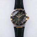 constellation Omega Green Dial Leather Watch
