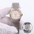 constellation Omega Diamond Bezel Steel Gold