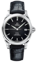 co axial Omega De Ville Black Leather