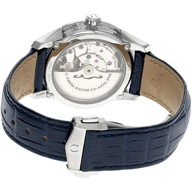 Omega Blue Leather Co-Axial - Hình 2