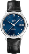 black Omega De Ville Blue Leather