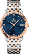 Omega Blue Rose Gold Steel