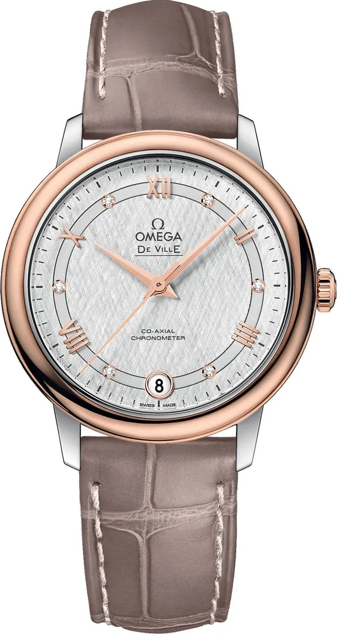 Omega De Ville Rose Gold Taupe