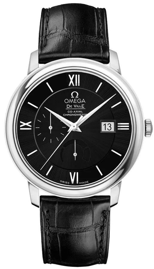 co Omega De Ville Black Leather