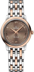 de ville Omega Brown Dial Rose Gold