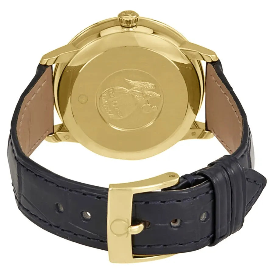 gold Omega De Ville Blue Diamond - Hình 2