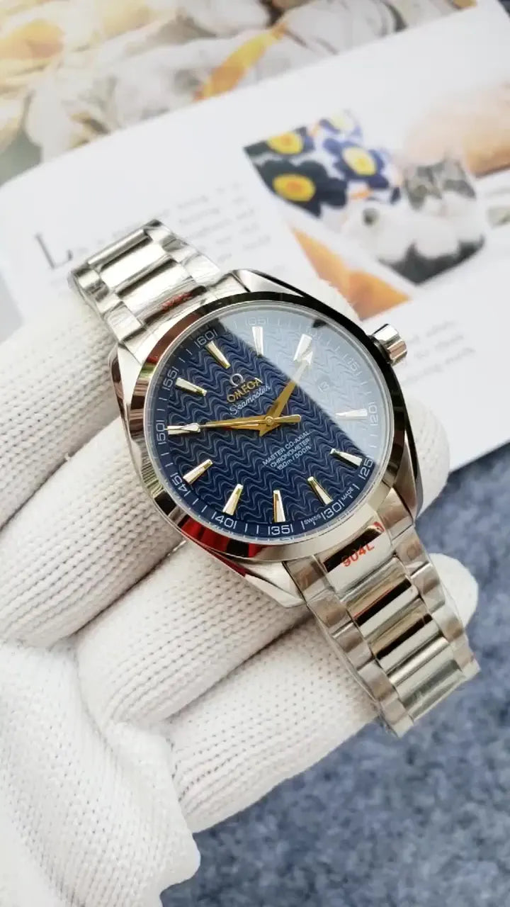 Omega Blue Wave Dial