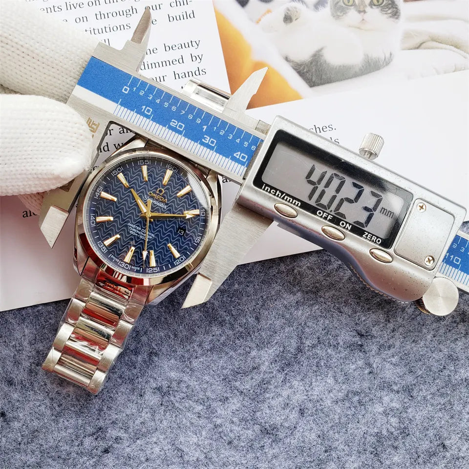 Omega Blue Wave Dial - Hình 4