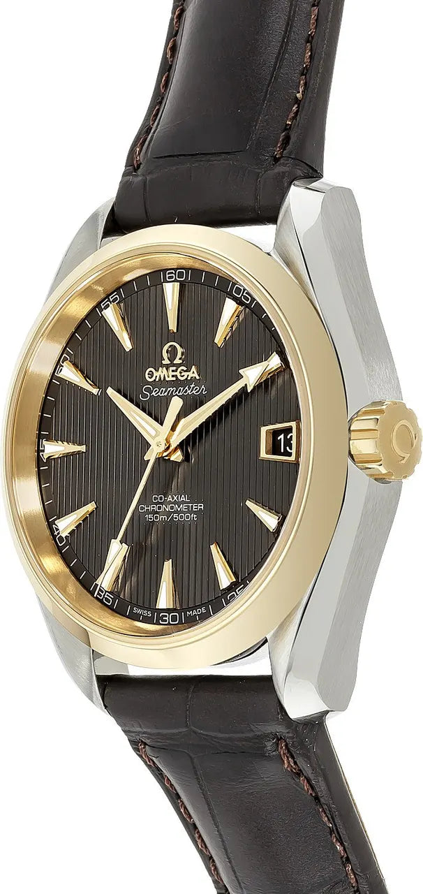 Omega Brown Striped Dial - Hình 2