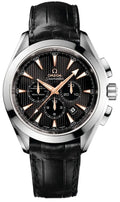 Omega Black Dial Rose Gold