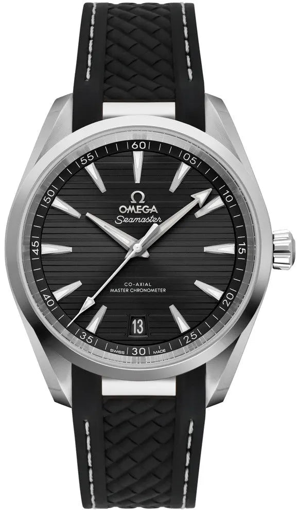 Omega Black Dial Rubber seamaster