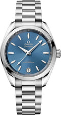 aqua Omega Blue Dial Steel Seamaster