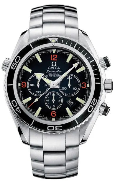 Omega Seamaster Black Dial Steel planet