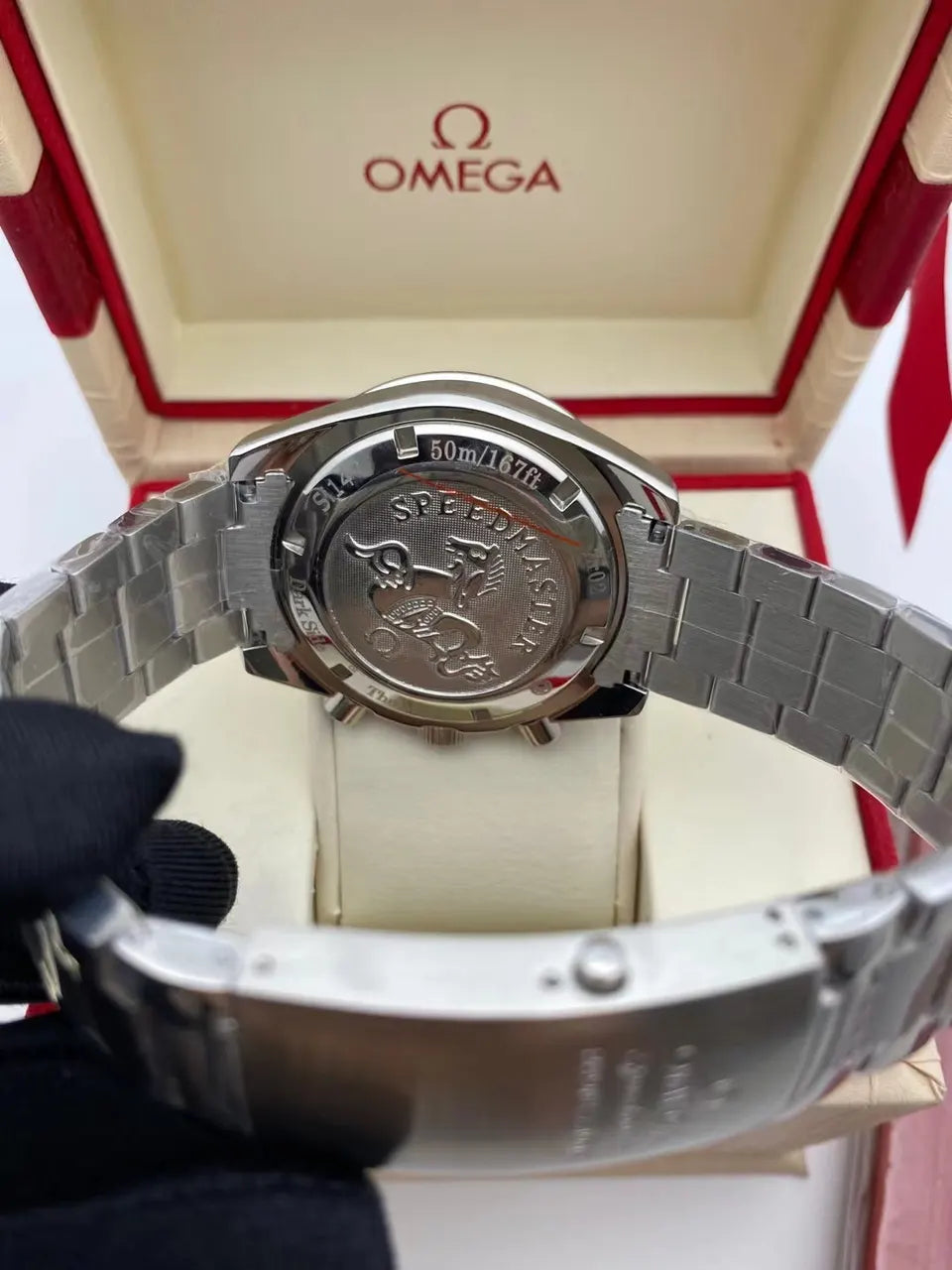 Omega Speedmaster Green Bezel - Hình 3