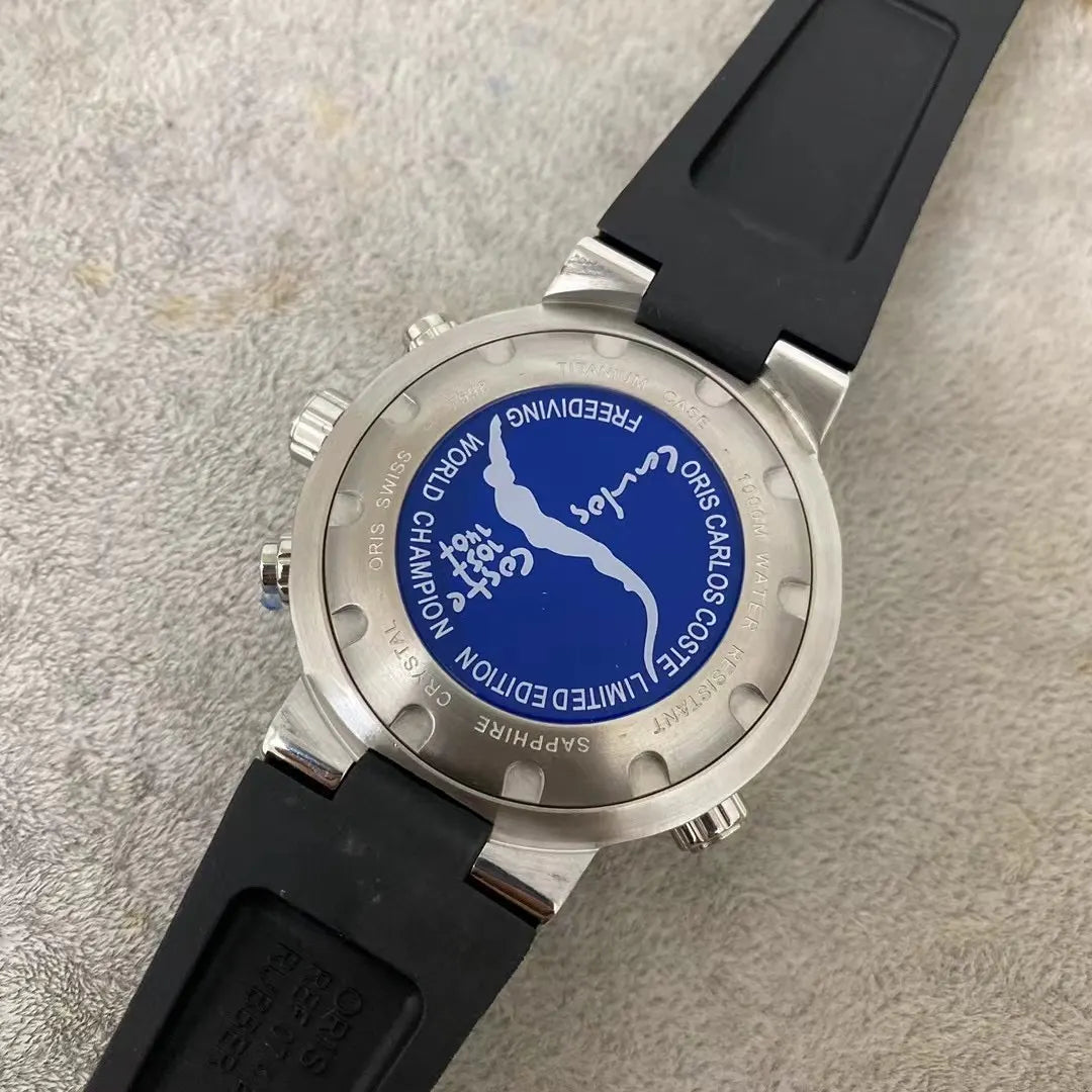 Oris Aquis Depth Gauge Black Rubber - Hình 2