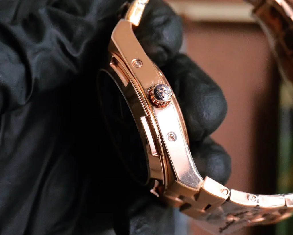 Vacheron Constantin Rose Gold Blue - Hình 4