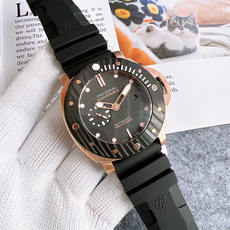 Panerai Rose Gold Rubber - Hình 7
