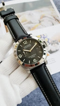 Panerai eSteel Black Leather