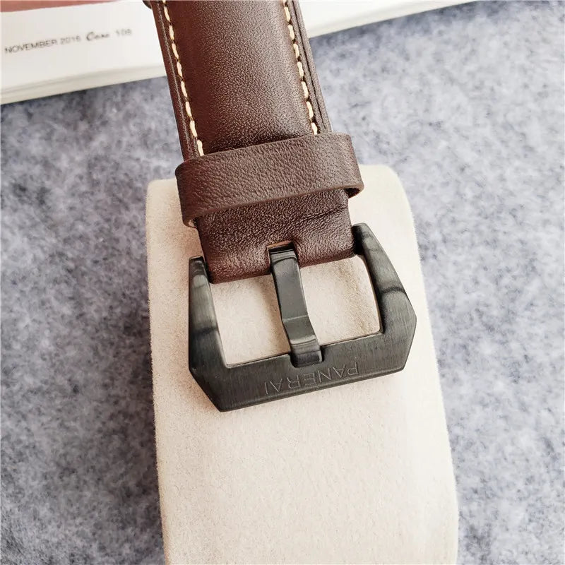 Panerai Carbotech Brown Leather - Hình 6