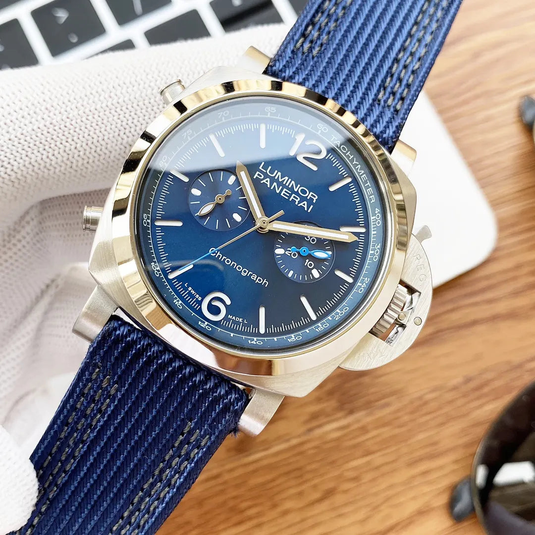 Panerai Chrono Blue Woven - Hình 5