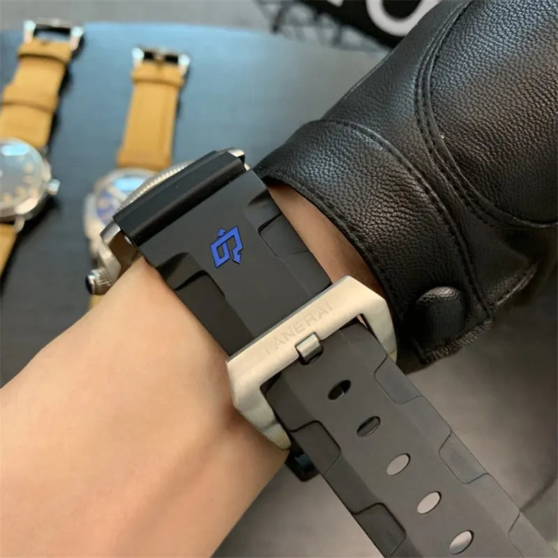 Panerai Black Rubber Flyback Chronograph - Hình 2