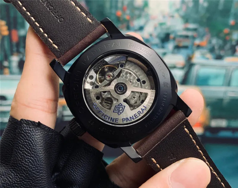 Panerai Black Seal Brown Leather - Hình 9