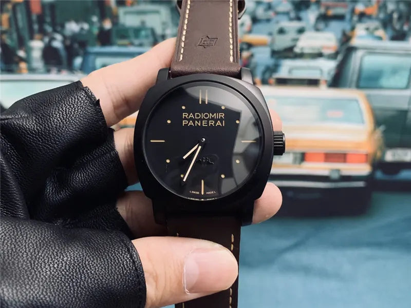 Panerai Black Seal Brown Leather - Hình 3
