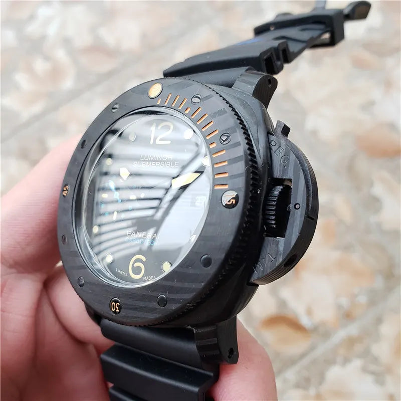 luminor Panerai Carbotech Black Rubber - Hình 4