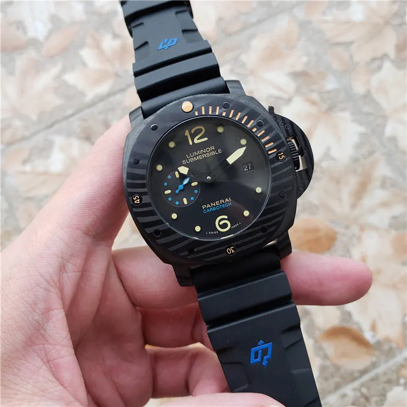 luminor Panerai Carbotech Black Rubber - Hình 7