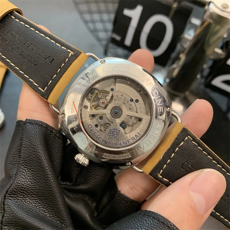 Vintage Style Black Dial Watch - Hình 5