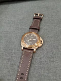 Panerai Bronze Brown Leather