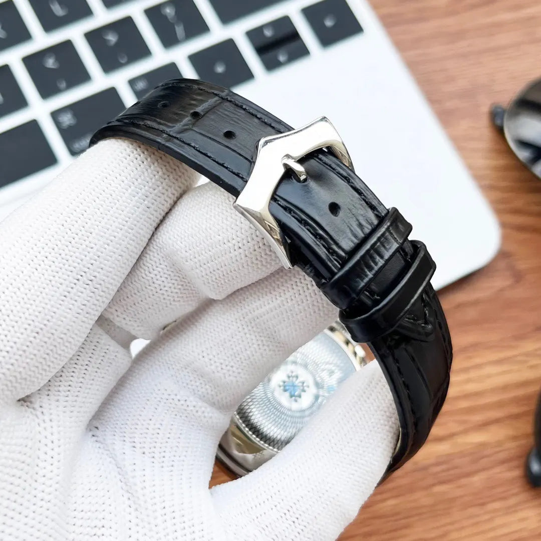 white Patek Philippe Skeleton Watch - Hình 2