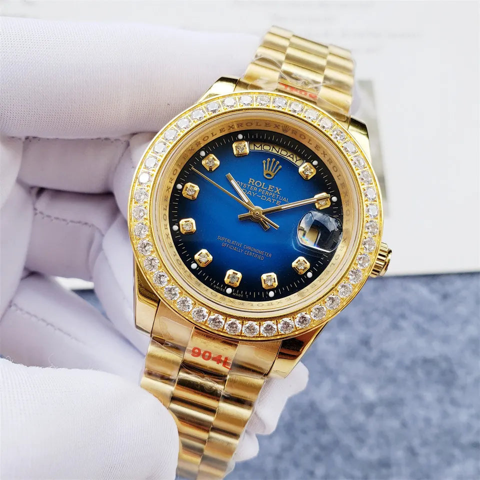 dial Rolex Blue Diamond Day-Date - Hình 6