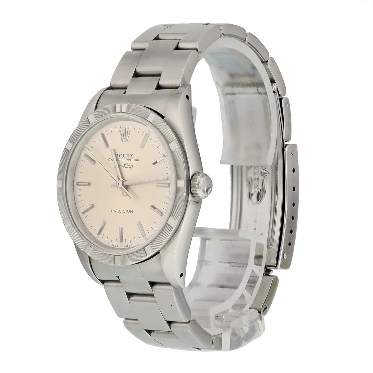 Vintage Rolex Air-King Silver Dial - Hình 2