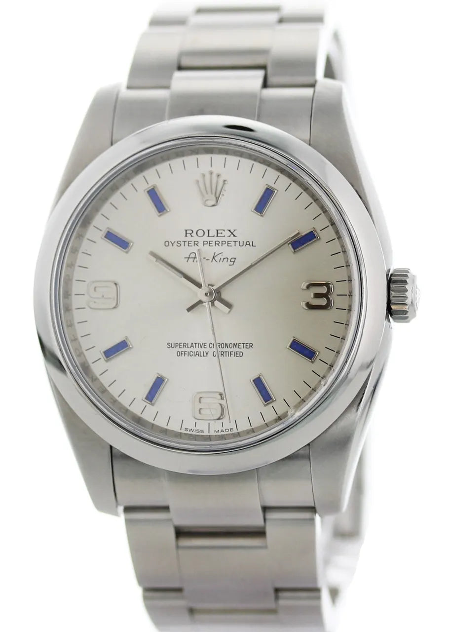 Rolex Air-King Silver Dial stainless