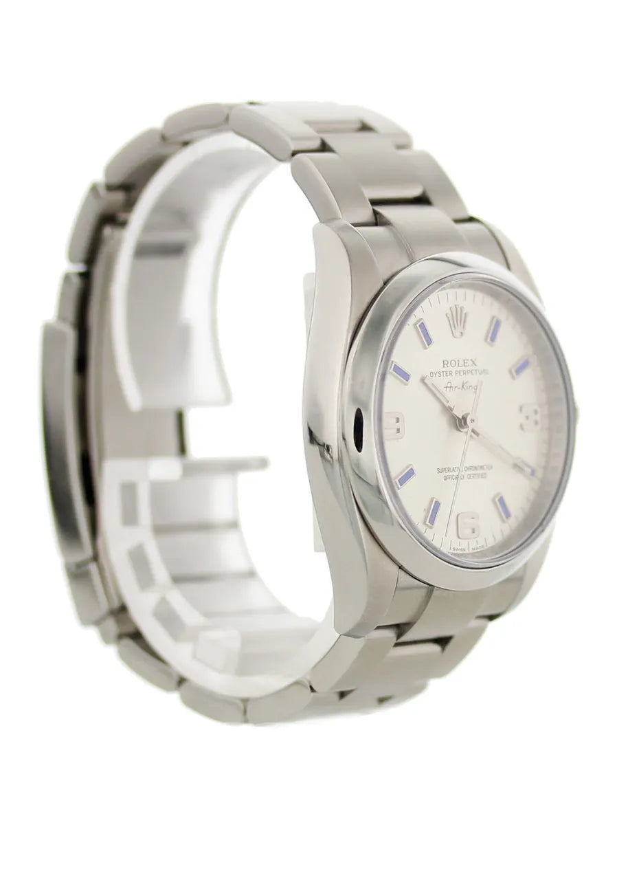 Rolex Air-King Silver Dial stainless - Hình 5