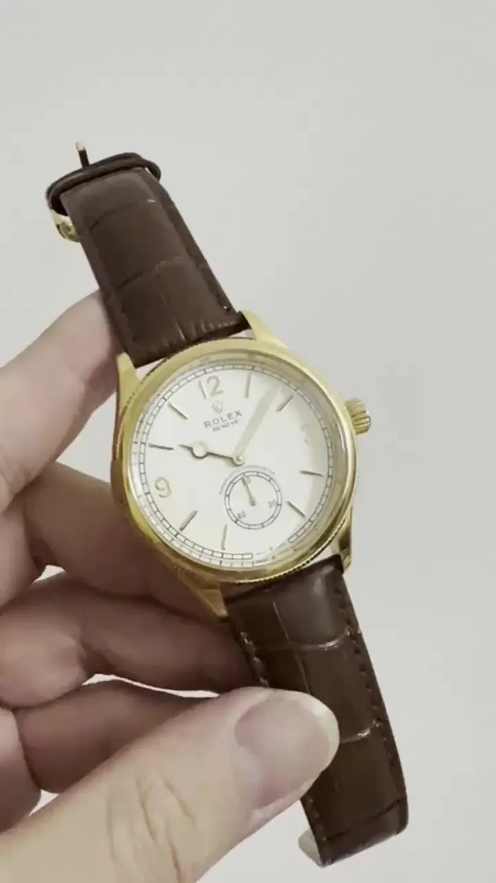 Rolex Gold Dress Watch White Dial