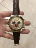 Daytona Gold Champagne Leather