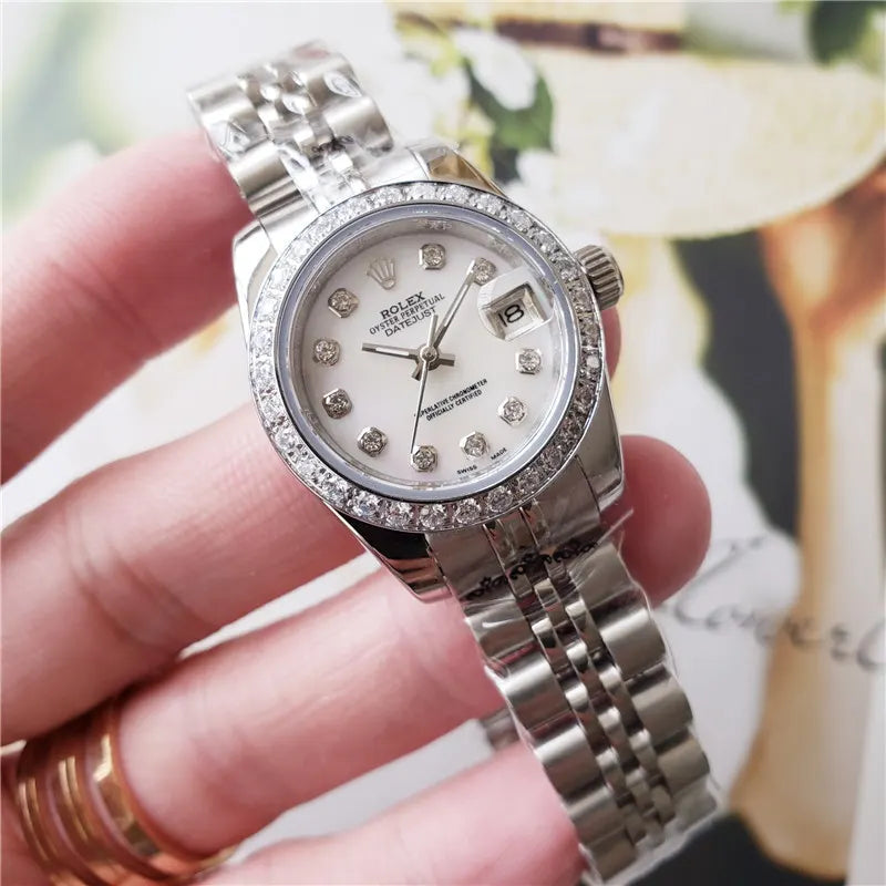 mother Rolex Datejust Diamond Bezel - Hình 2