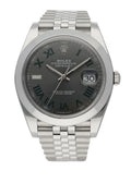 Rolex Slate Green Roman datejust