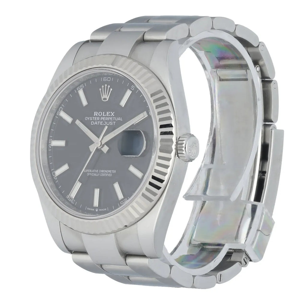 Datejust Black Dial Fluted