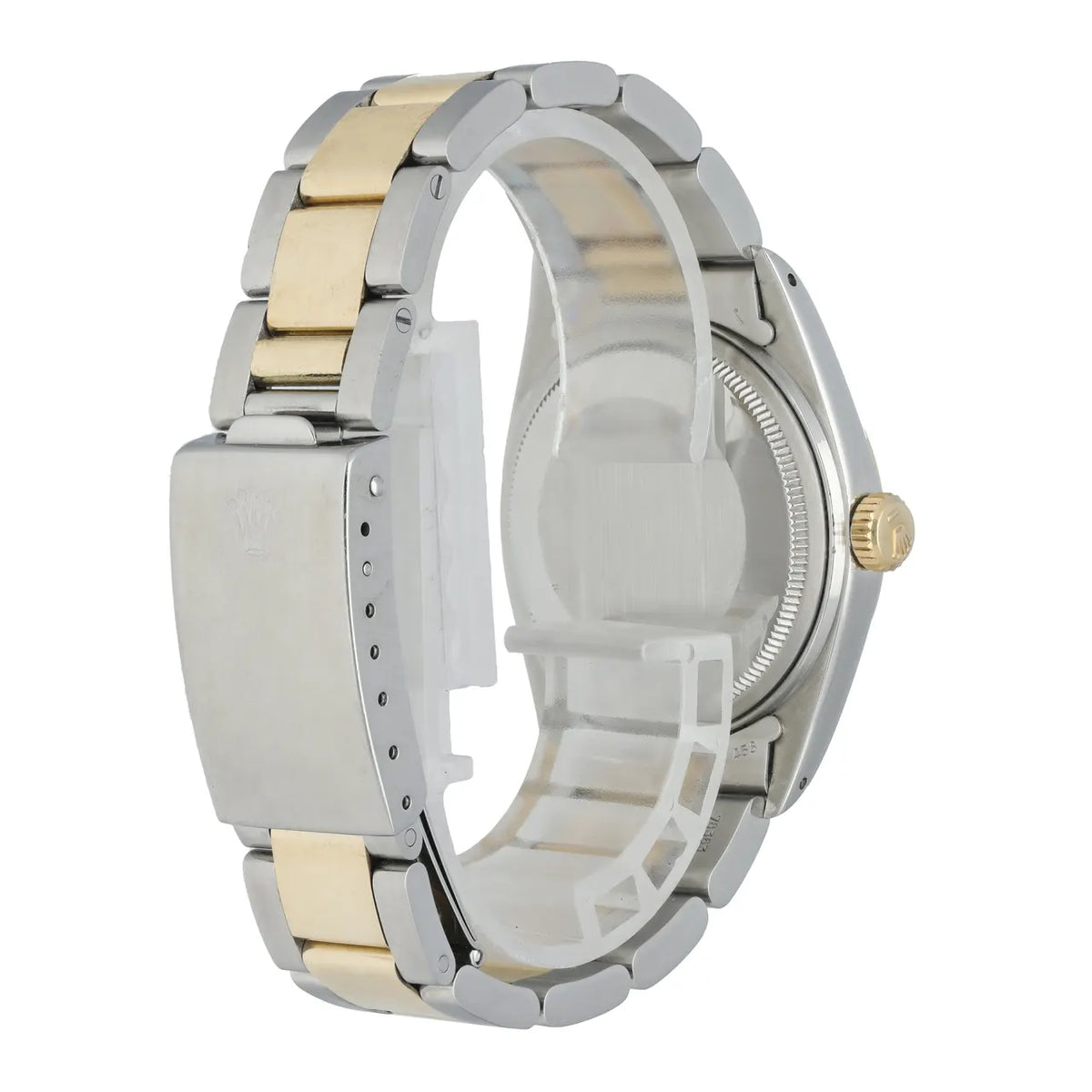 datejust steel Rolex Two-Tone Silver Dial - Hình 3