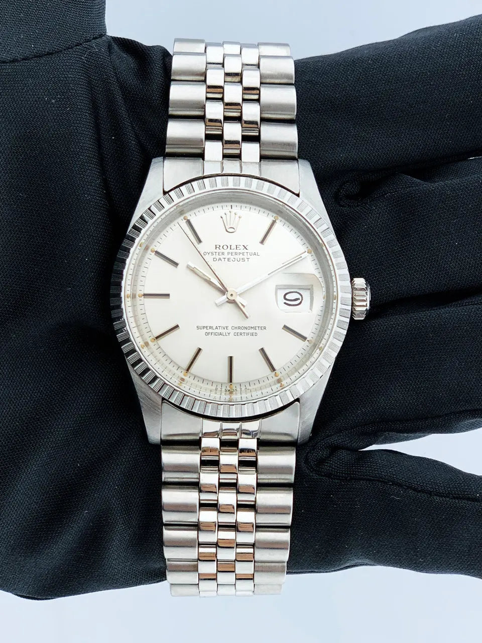 datejust Rolex Silver Dial Jubilee - Hình 2