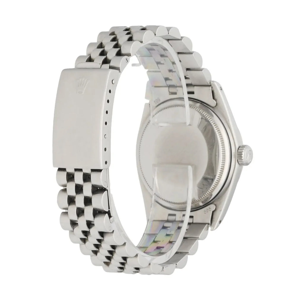 ref Rolex Datejust Black Dial Steel Jubilee - Hình 4