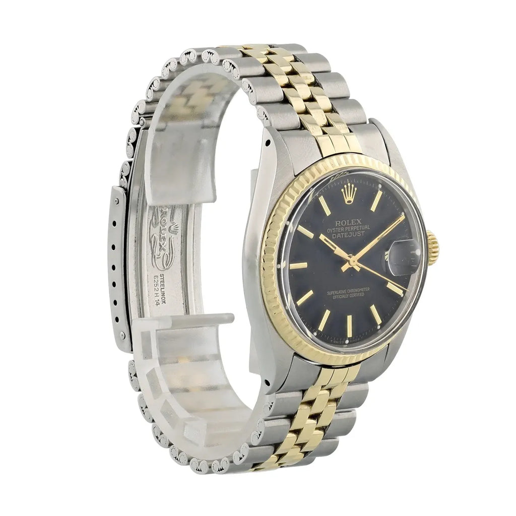 Datejust Black Dial Two-Tone - Hình 8