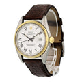 Rolex Datejust White Roman Leather