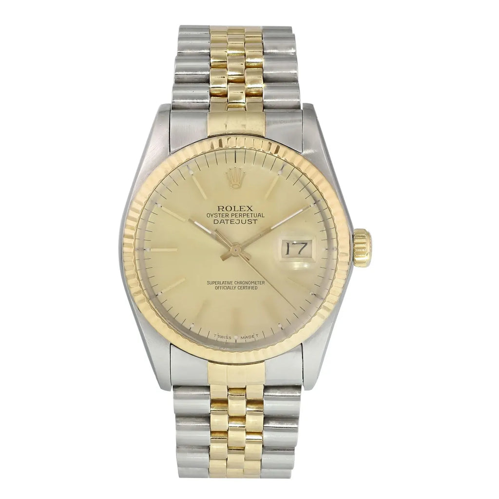datejust Rolex Champagne Dial Two-Tone